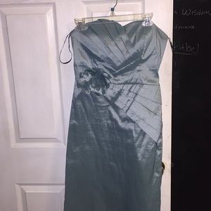FINAL PRICE: Satin blue dress